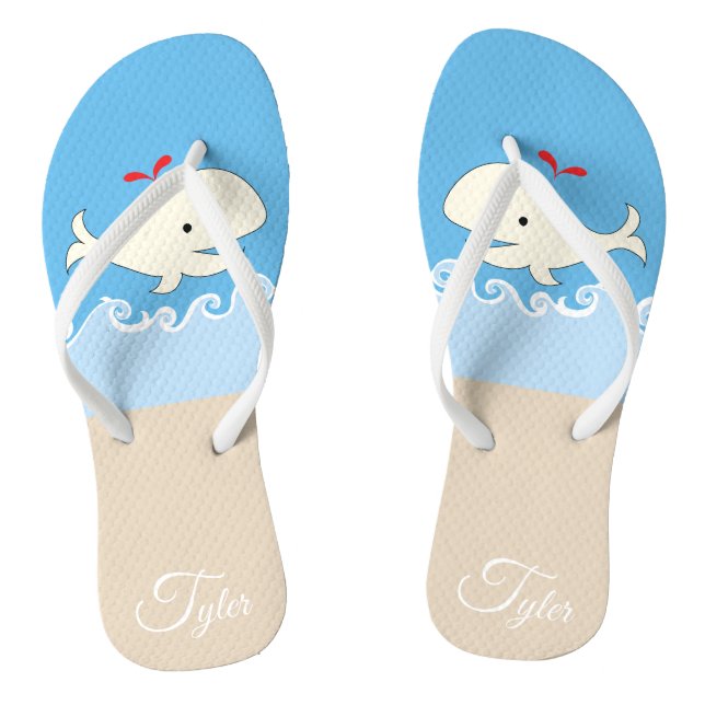 Erwachsene Flip-Flops "Wal, Wal, Wal" Flip Flops (Fußbett)