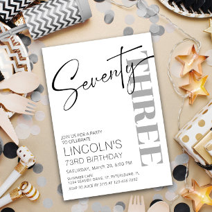 Erwachsene Geburtstag 71 72 73 74 75 76 77 78 79 Einladung