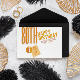 Erwachsene Geburtstag Ein weiteres Jahr älter noch Feiertagskarte