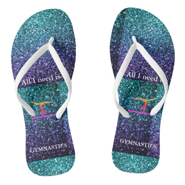 ERWACHSENE GYMNASTIK FLIP FLOPS - ZEHN - SANDALE (Fußbett)