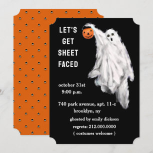 Erwachsene Halloween-Party-Einladungen Einladung