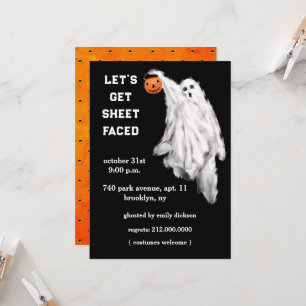 Erwachsene Halloween-Party-Einladungen Einladung