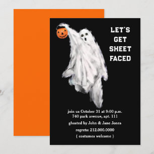 Erwachsene Halloween-Party-Einladungen Einladung