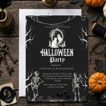 Erwachsene Halloween-Party Vintage-Gothic-Skelett