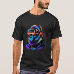 Erwachsene Jungen Frauen Männer Geburtstag Gorilla T-Shirt