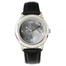 Erwachsene Kinder Armbanduhren - Naher Mondaufgang