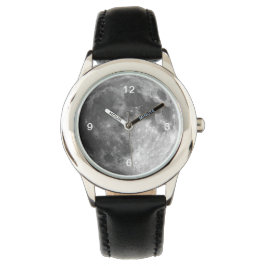 Erwachsene Kinder Armbanduhren - Naher Mondaufgang