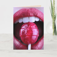 ERWACHSENE KOKETT FÜR HUSBAND LIPS LOLLIPOP GREETI
