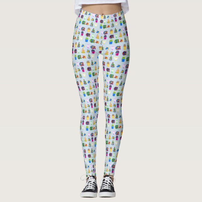 Erwachsene Leggings der Baby-Gamaschen (Vorderseite)