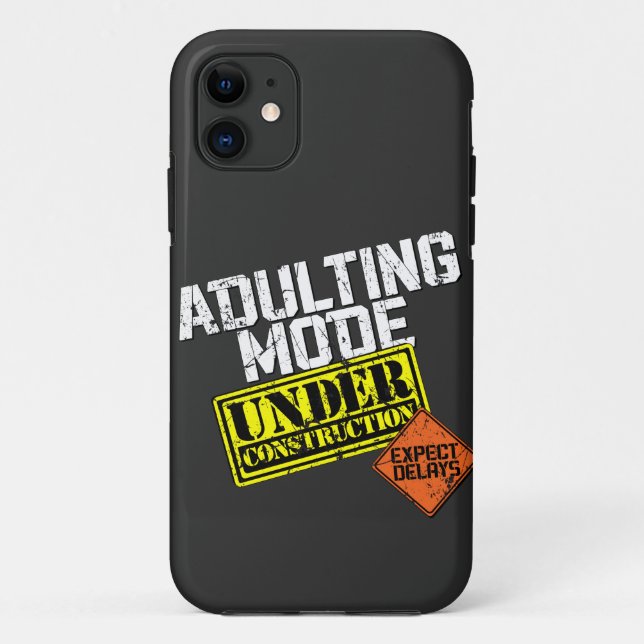 Erwachsene Modus im Bau ein sonniges Erwachsener Case-Mate iPhone Hülle (Rückseite)