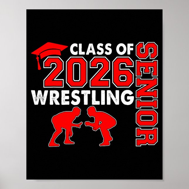 Erwachsene Ringer-Mutter 2026 Abschlussmutter Klas Poster (Vorne)
