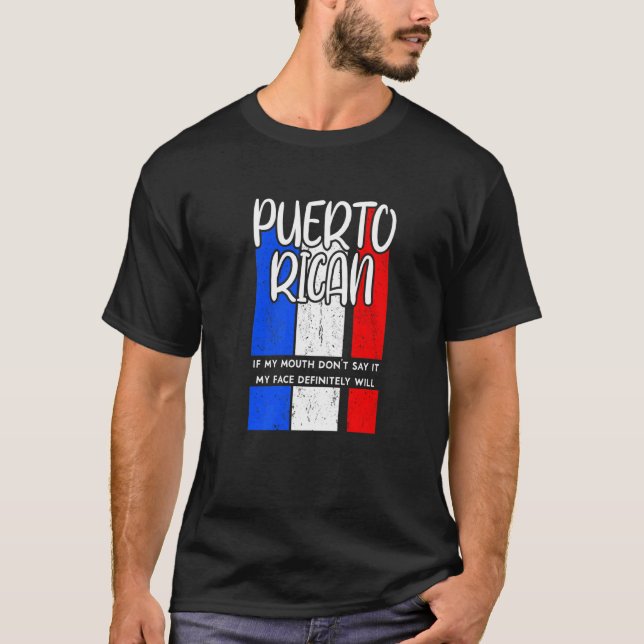 Erwachsene Sarcasm Joke Puerto Rico T-Shirt (Vorderseite)