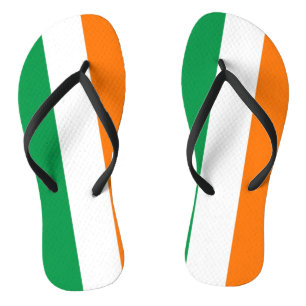 Erwachsene Slim-Gurte mit Flagge Irlands Flip Flops
