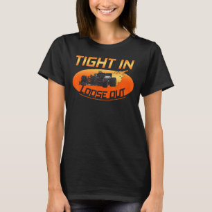Erwachsene strampeln bei Vintagem Rennwagen T-Shirt