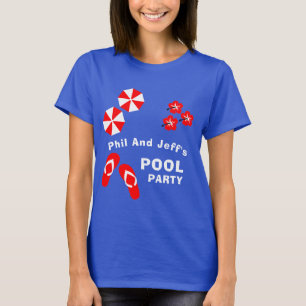 Erwachsene Summer Pool Party T - Shirt