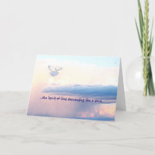 Erwachsene Taufkarte Karte