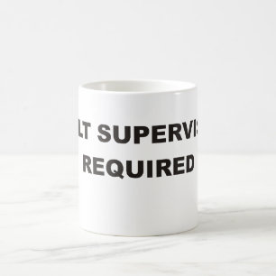 Erwachsene Überwachung erforderliches Mug.1 Tasse