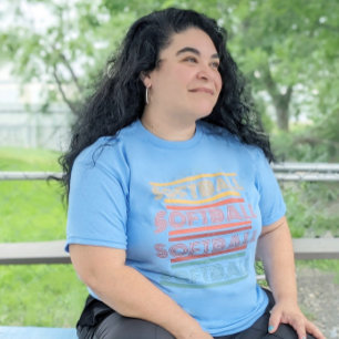 ERWACHSENE UNISEX Retro Softball-T - Shirt