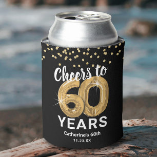 Erwachsene zum Geburtstag auf 60 Jahre Dosenkühler