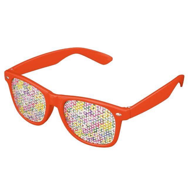 Erwachsenen Retro-Partybrillen Sonnenbrille (Schrägansicht)