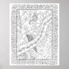 Erwachsenenbildposter "Peace, Liebe & Joy Art" Poster