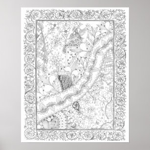 Erwachsenenbildposter "Peace, Liebe & Joy Art" Poster