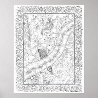 Erwachsenenbildposter "Peace, Liebe & Joy Art" Poster