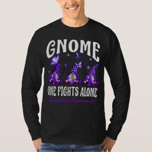 Erwachsenenbildung eines Kampfes allein Demenz Bew T-Shirt