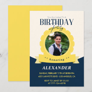 Erwachseneneinladung zum 15. Geburtstag Modern Einladung