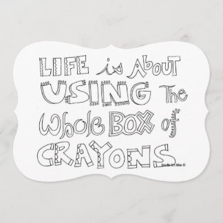 Erwachsenenfarben-Party Einladung