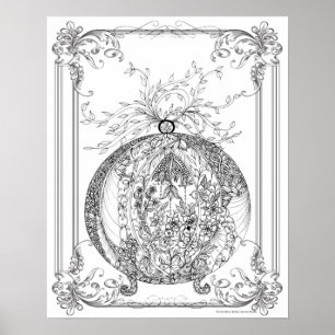 Erwachsenenfarbenplakat "Zur Liebe der Jamie Art" Poster