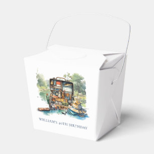 Erwachsenenfischerei zum Geburtstag Personalisiert Geschenkschachtel