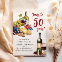 Erwachsenenkäse und Weincharcuterie 50. Geburtstag