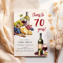 Erwachsenenkäse und Weincharcuterie 70. Geburtstag