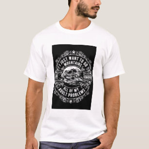 Erwachsenenproblem im Weißen Berg T-Shirt