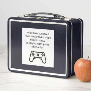 Erwachsenenspieler Metal Lunchbox