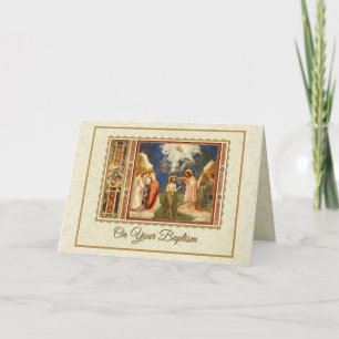 Erwachsenentaufe Jesu durch Johannes den Täufer Karte