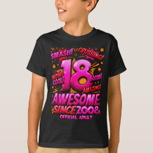 Erwachsener 18 Jahre alt für Jungen 18. Geburtstag T-Shirt