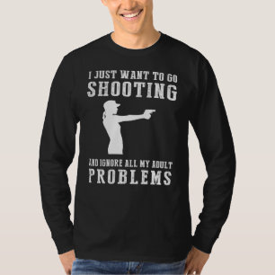 "Erwachsener abschütteln: Ermutigen Sie die zielge T-Shirt
