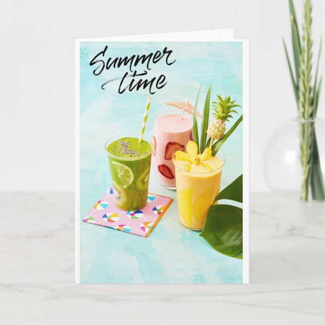 ERWACHSENER "AUGUST BIRTHDAY" GENIESSEN KARTE (Vorderseite)