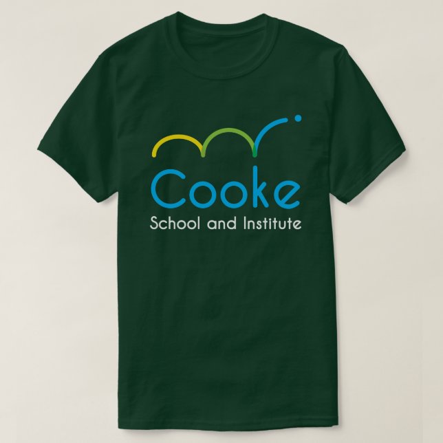 ERWACHSENER Cooke Logo-T - Shirt, grün T-Shirt (Design vorne)