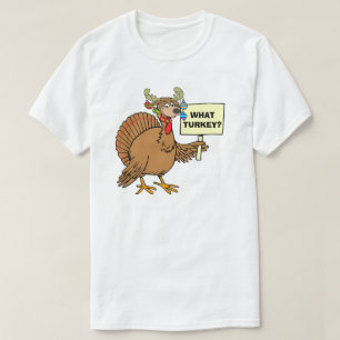 Erwachsener Erntedank Spaß Verdecke Türkei Verstec T-Shirt