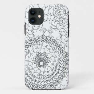 Erwachsener Farbton-geometrischer Entwurf iPhone 11 Hülle