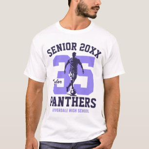 Erwachsener Fußballspieler – Benutzerdefiniertes S T-Shirt