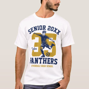 Erwachsener Fußballspieler – Benutzerdefiniertes S T-Shirt