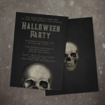 Erwachsener Halloween-Party Skull Black