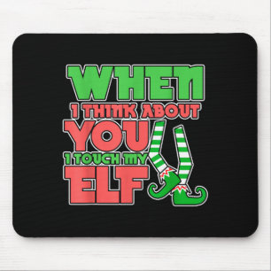 Erwachsener Humor Weihnachten Wenn ich an dich den Mousepad