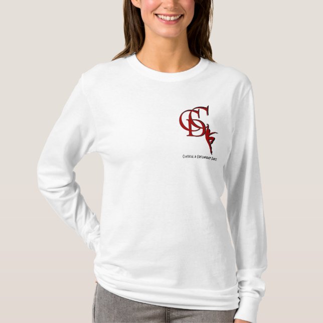 Erwachsener Jersey Kapuzenpulli CCDs T-Shirt (Vorderseite)