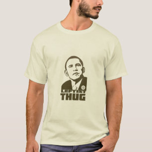 Erwachsener linksgerichteter Verbrecher-T - Shirt