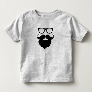 Erwachsener lustiger Bartmann Kleinkind T-shirt